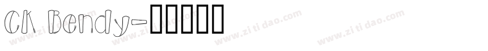 CK Bendy字体转换